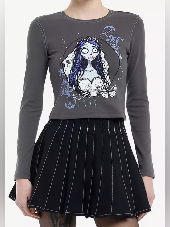 MAD Engine Other - Corpse Bride Emily Portrait Long-Sleeve T-Shirt Jr Girls